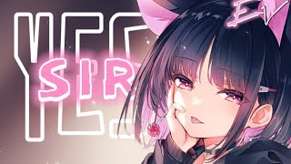 Rarin  YESSIR Lyrics Nightcore Version [upl. by Bray253]