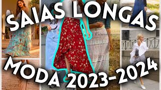 🔴Essas SAIAS LONGAS estão na MODA E VÃO BOMBAR EM 2024  Maga Moda [upl. by Eceirehs475]