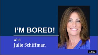 Being Ok with Boredom EFT Tapping with Julie Schiffman [upl. by Banquer]