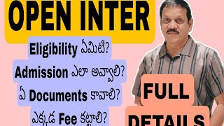 OPEN INTER ADMISSION PROCESS [upl. by Loar]