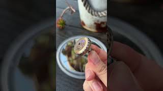 Milled and flamed titanium spinning top with ruby bearing [upl. by Rol]