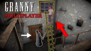 How to escape GRANNY with a ladder 🫢  NEW Escape 2023 Granny Multiplayer [upl. by Dene894]