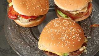 Recette hamburger fait maison simple et rapide [upl. by Inahc]