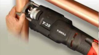 TDRILL T60 amp T35 Tee Forming Training Video [upl. by Gnart572]