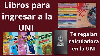 LIBROS PREUNIVERSITARIOS PARA INGRESAR A LA UNI ING CIVIL [upl. by Ahsasal]