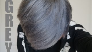 How to Dye Your Hair SilverGrey THE SAFE WAY [upl. by Saito]