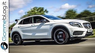 Mercedes GLA 45 AMG Interior Exterior  381 HP TEST DRIVE and Sport SOUND [upl. by Atiuqa]