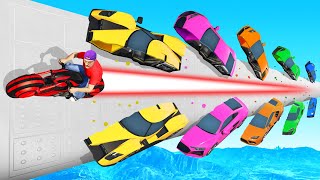 The BEST CHEAT To WIN in 100 Player Race GTA 5 [upl. by Enel]