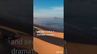 Does the desert meet the ocean in Namibia shorts youtubeshorts facts shortfeed viral [upl. by Rosabelle895]