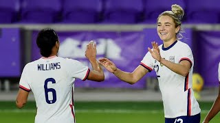 USWNT vs Colombia Kristie Mewis Goal  Jan 18 2021 [upl. by Ahseem]