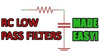 Passive RC low pass filter tutorial [upl. by Sibyls262]