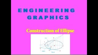 Construction of Ellipse by Eccentricity method in Tamil [upl. by Lienahs337]