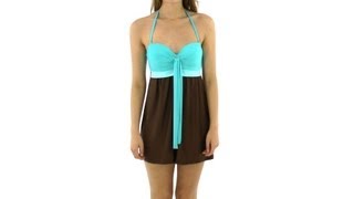 Athena Worth Avenue Bandeau Swimdress  SwimOutletcom [upl. by Attenev]