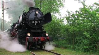 Eisenbahnen zwischen Erzgebirge und Rügen 24 Steam Trains  Züge  Dampfloks [upl. by Mathia]