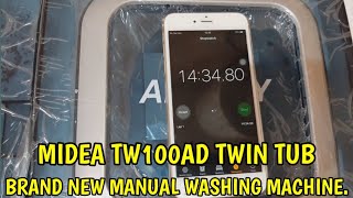 How to Use Midea 10kg Twin Tub Washing Machine Manual Operation  Tagalog Version  Reviews [upl. by Anailil81]