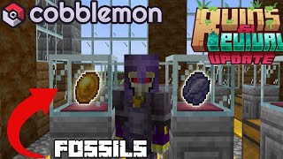 I Dug Up Fossils in Cobblemon Minecraft [upl. by Ardekal]