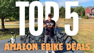 TOP 5 AMAZON EBIKE PRIME DEALS AVAILABLE NOW [upl. by Yar]