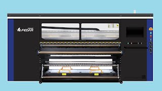 𝗙𝗘𝗗𝗔𝗥 𝗙𝗗𝟲𝟭𝟵𝟭𝟲𝗘 19m 16H textile sublimation printer [upl. by Eetnwahs]