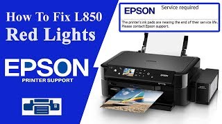 Epson L850 Resetter  L850 Service Required January 2024 [upl. by Ruhnke250]