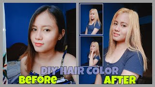 DIY SUPER DECOLORING HAIR COLOR REVIEW  MERRY SUN PERMANENT HAIR COLOR  KHIMYEN [upl. by Sera]