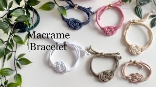 Jak zrobić makramową bransoletkę How to make a macrame bracelet [upl. by Anuaek]