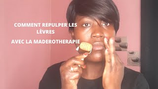 AUTO MASSAGE VISAGE COMMENT REPULPER LES LÈVRES AVEC LA MADEROTHERAPIE [upl. by Mariko985]