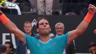 VINTAGE Rafa Nadal Forehand Winners v Tsitsipas  Rome 2019 SemiFinal [upl. by Arquit]