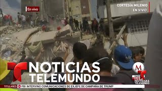 EN VIVO Fuerte sismo de 71 grados sacude a México  Noticias  Noticias Telemundo [upl. by Eirehs78]