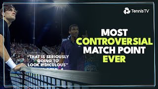 The Most CONTROVERSIAL Match Point Ever  Draper vs AugerAliassime Cincinnati 2024 [upl. by Anitnamaid166]