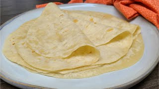 How to make Soft Flour Tortillas  Burrito  Taco Wrappers  Step by Step  Episode 1209 [upl. by Boffa]