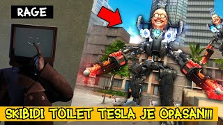 SKIBIDI TESLA WC SOLJA SE POJAVILA U MOM GRADU MORAM POBECI ODMAH [upl. by Blasius595]