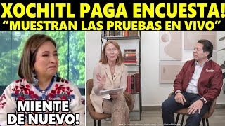 Xóchitl Gálvez paga encuestas para que la suban y quién hace las encuestas Pues gente de su equipo [upl. by Navar]