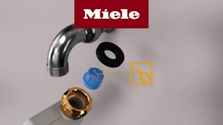 Hoe reinig ik het filter in het waterinlaatventiel van mijn Miele vaatwasser G7000  Miele [upl. by Callista]