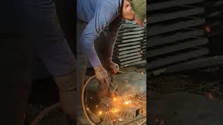 🧑🏻‍🏭🥽 welder man 💪🏻 song bts music trending funny [upl. by Eiramanad]