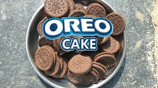 Oreo Biscuit Cake  Eggless Easy Cake Recipe using Oreo Biscuits [upl. by Essirahs208]