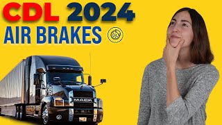 CDL Air Brakes Test 2024 60 Questions with Explained Answers [upl. by Neelra]