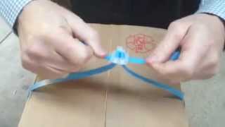 How to use Polystrapping with a plastic buckle by hand [upl. by Stratton]