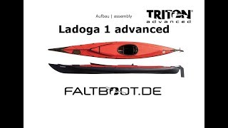 Triton Ladoga 1 advanced Faltboot Aufbau [upl. by Gilliam]