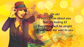 22  Taylor Swift  Karaoke  Instrumental   Lyrics [upl. by Agan551]