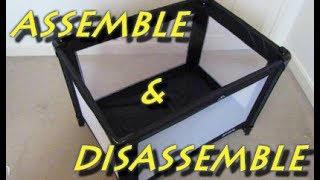 How To Assemble And Disassemble A Redkite Travel Cot [upl. by Erasmo]