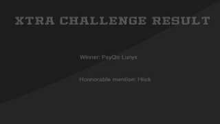 xTra Challenge 2 ResultLastChallenge [upl. by Beekman]