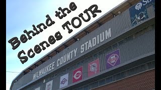 Milwaukee County Stadium Tour  Behind the Scenes  Sept 16 2000 [upl. by Asilehs]