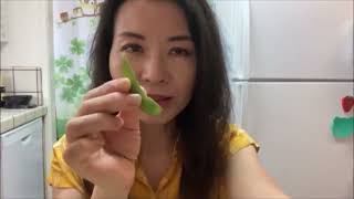 How to Eat Edamame out of the Pod  Homemade or at a Japanese Restaurant [upl. by Savinirs645]