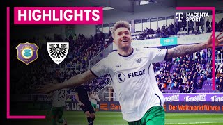 FC Erzgebirge Aue  SC Preußen Münster  Highlights 3 Liga  MAGENTA SPORT [upl. by Yramanna421]