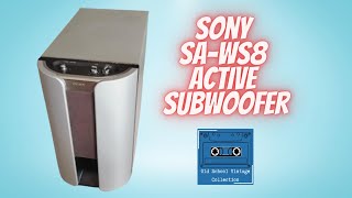 Sony SAWS8 Active Subwoofer Sound Test [upl. by Eikcor]