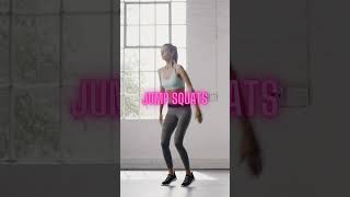 Bougie Body Transformation Jump Squats for Curvy Hips [upl. by Latrice]