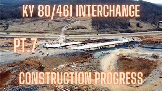 Ky 80461 Cloverleaf Interchange Construction Progress Part 7 [upl. by Norvan]