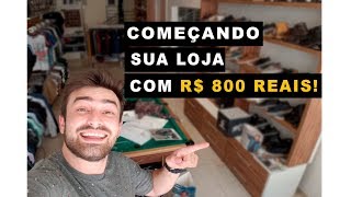 Como montar uma loja de roupas masculinas com pouco dinheiro [upl. by Bainter]