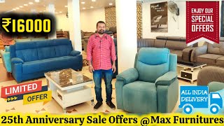 25th Anniversary Offers At Max Furniture GalleryOffer Upto 80OFFBest Furniture Store In Hyderabad [upl. by Magdalen]