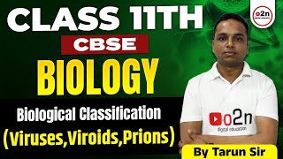 Class 11th  Biology Biological Classification Ch2 Le 5 viruses viroids prions By Tarun Sir [upl. by Tabib829]